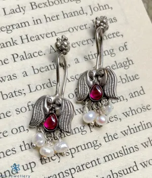 The Atyuha Silver Bugudi Earrings (Clip on)