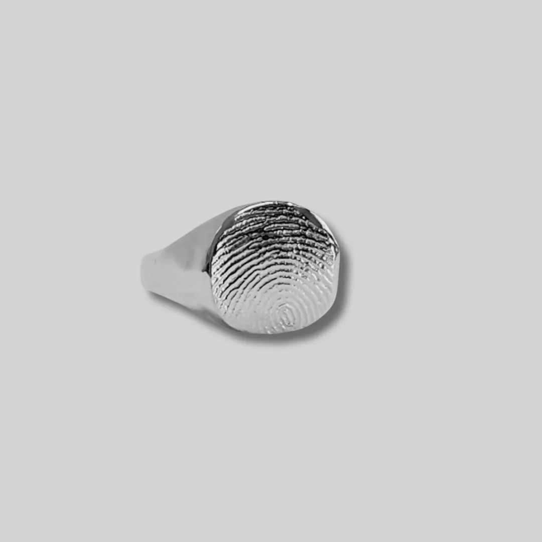 the impression classic signet - sterling silver