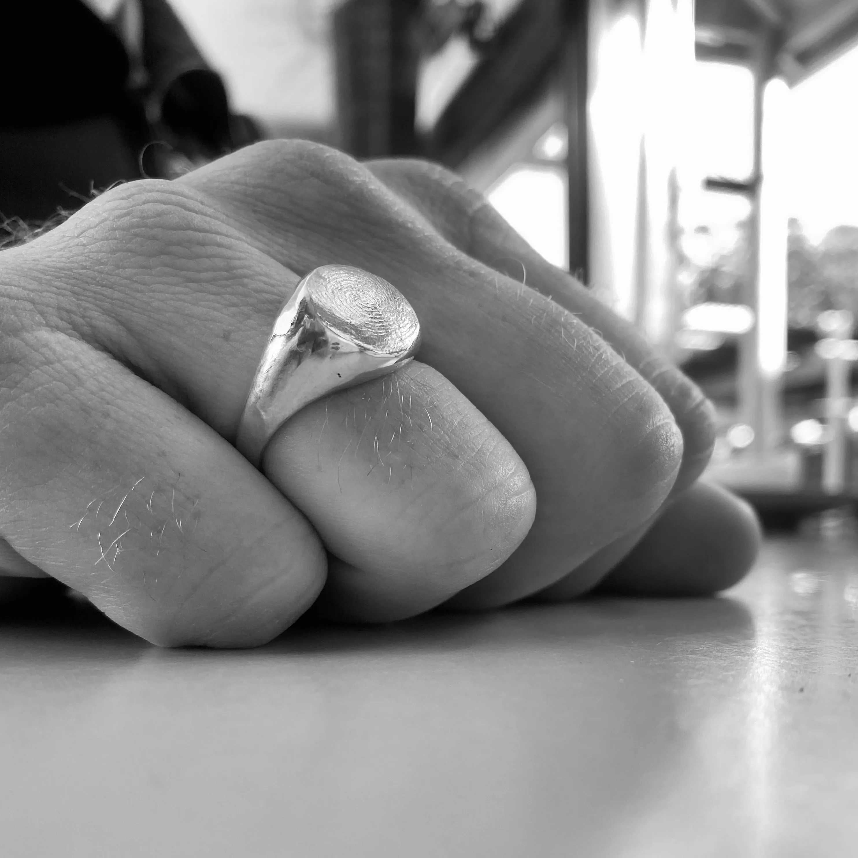 the impression classic signet - sterling silver