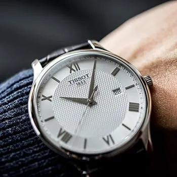 Tissot mens Tradition stainless-steel Dress Watch