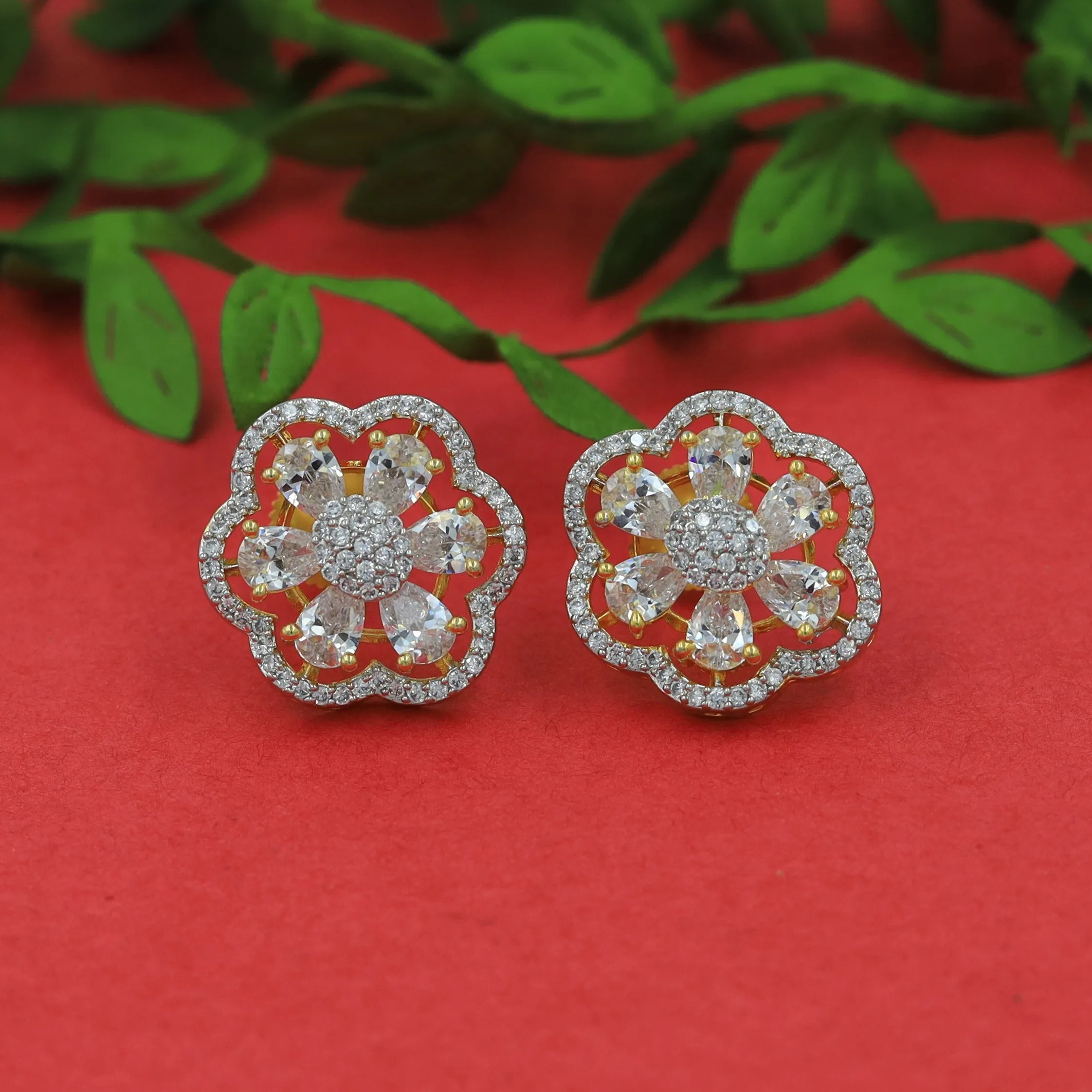 Tops/Studs Zircon/AD Earring 16277-69
