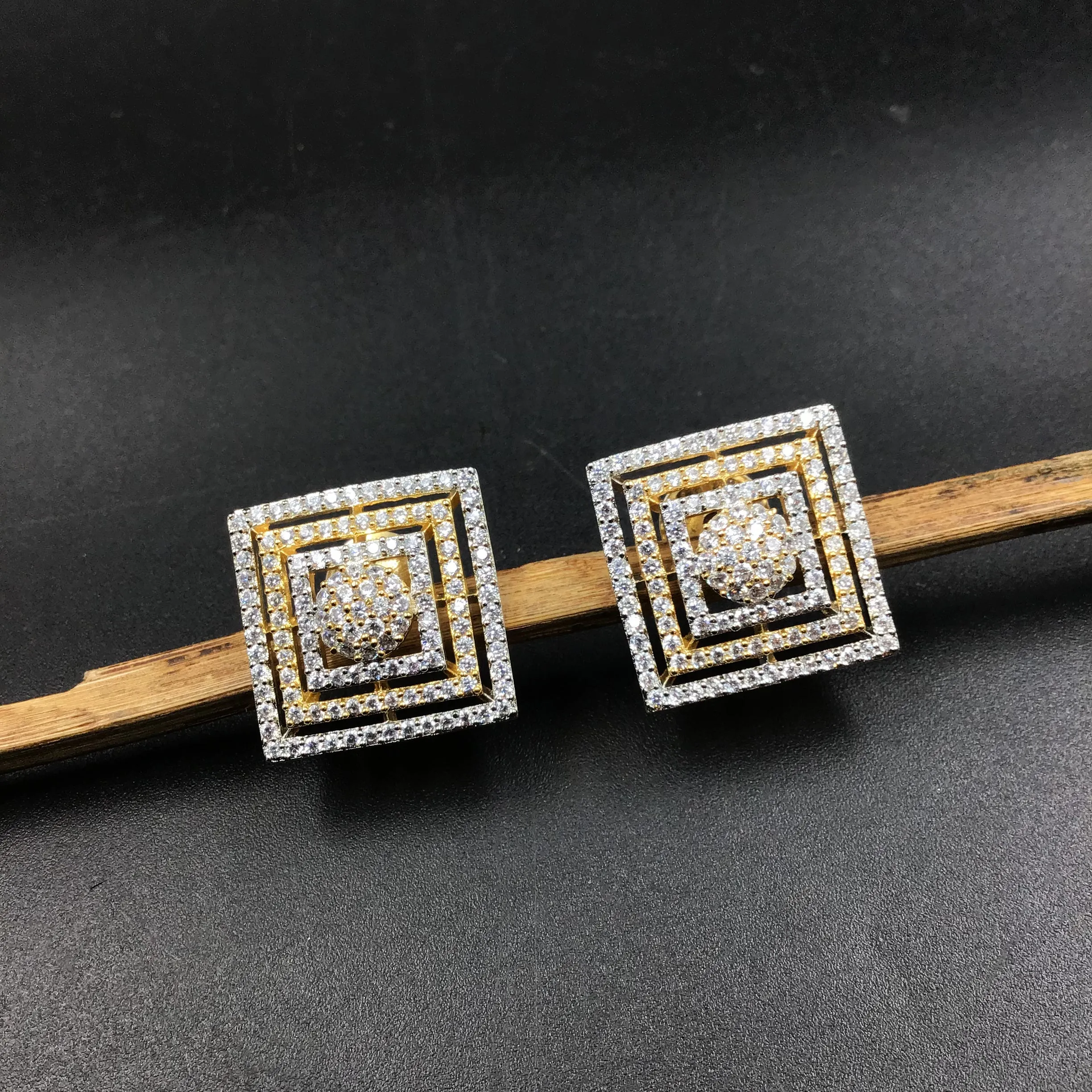 Tops/Studs Zircon/AD Earring 6215-08