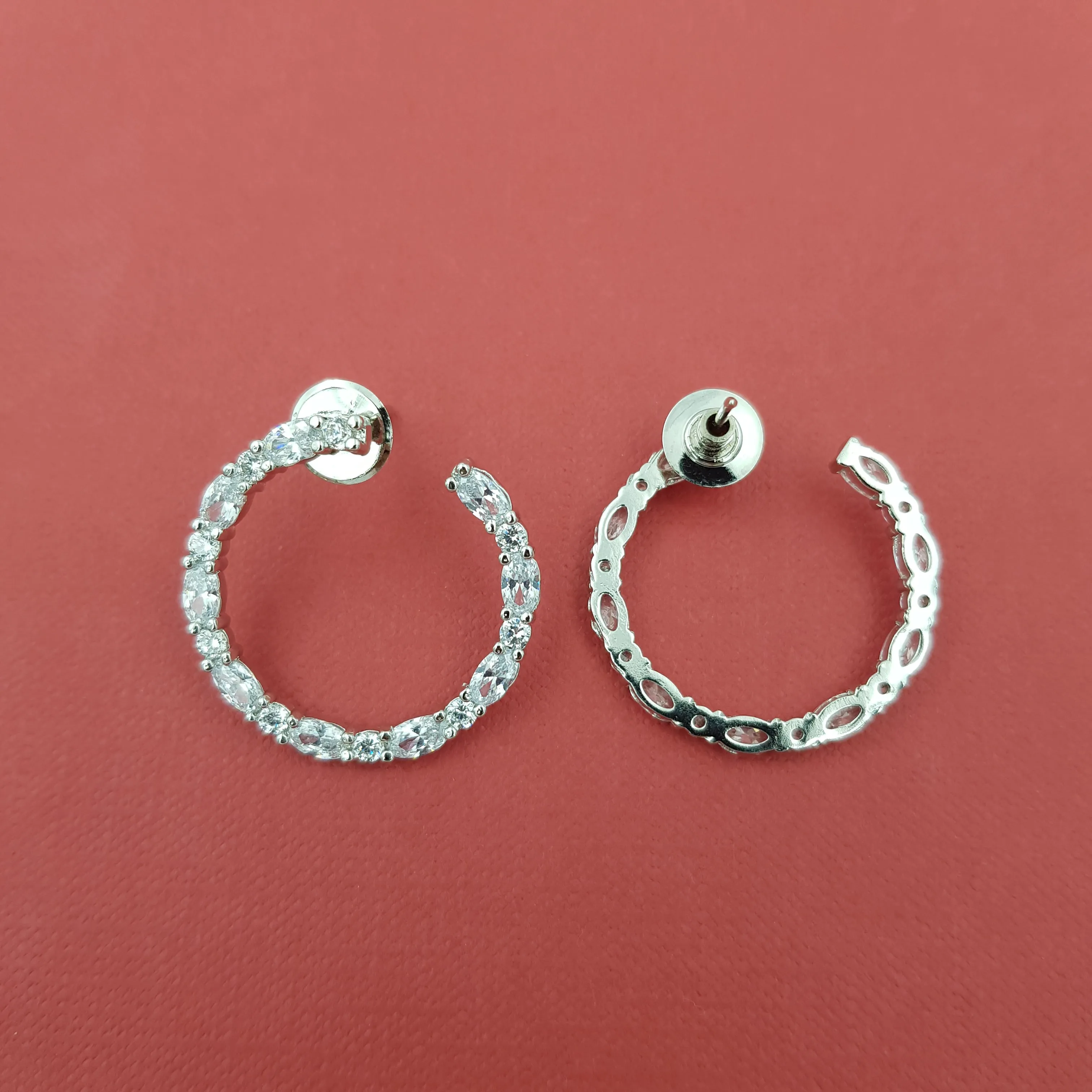 Tops/Studs Zircon/AD Earring 8584-08