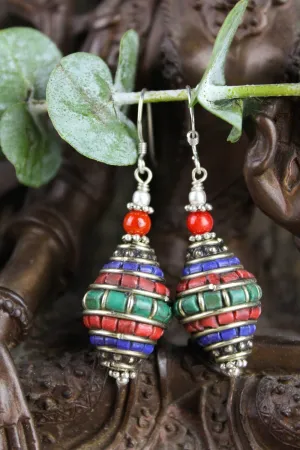 Traditional Tibetan Influence Earrings