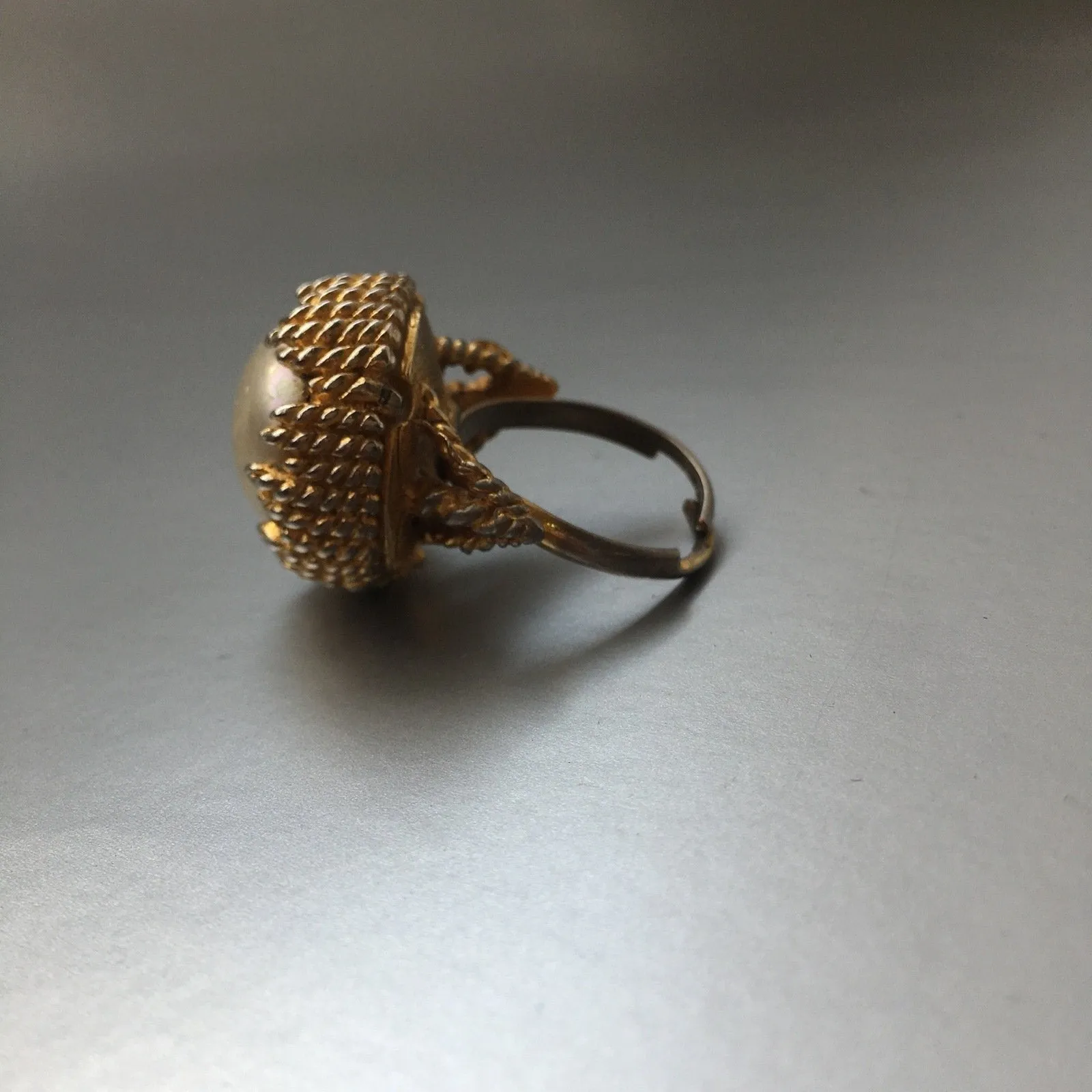 Vintage Marvella Pearl Cocktail Ring
