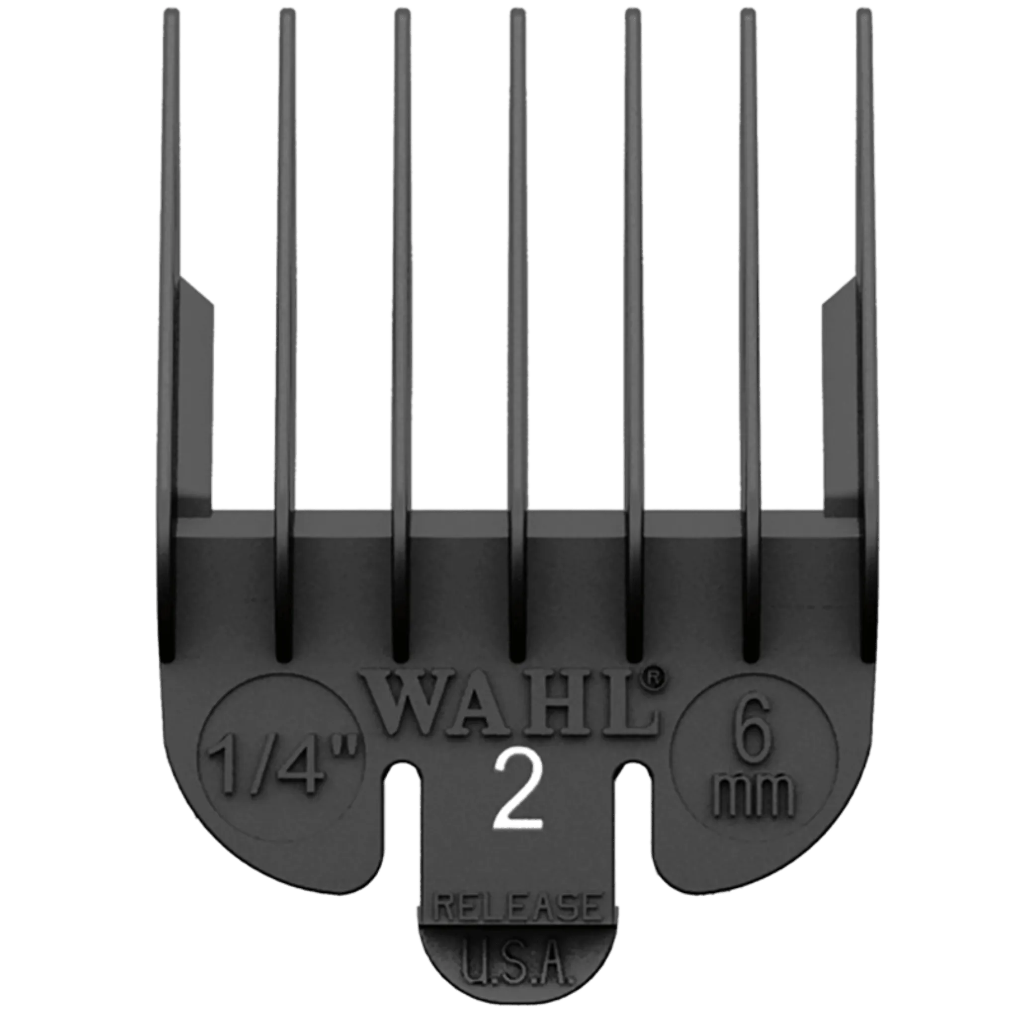 Wahl Black Plastic Tab Clipper Comb 6mm/#2 WA3124