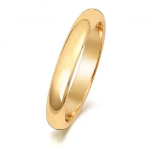 Wedding Band 18K D Shape 3mm-1.15 Wedding  Ring WQ103L/I