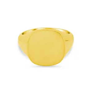 Women's Square Signet Ring - Extra Large