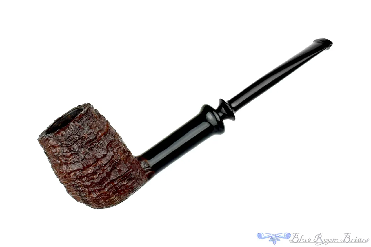 Yorgos Mitakidis Pipe 3522 Sandblast Billiard Sitter with Horn