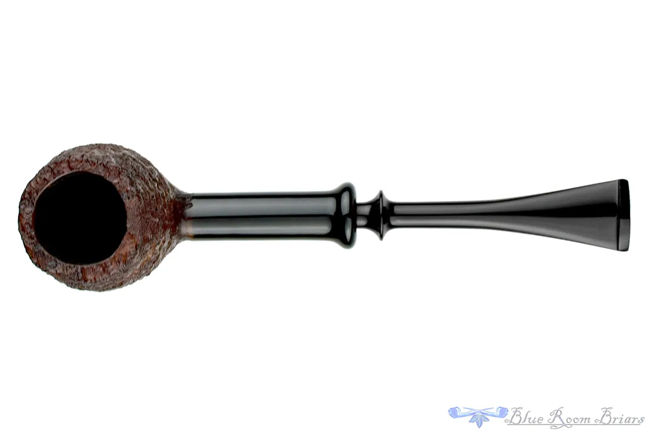 Yorgos Mitakidis Pipe 3522 Sandblast Billiard Sitter with Horn